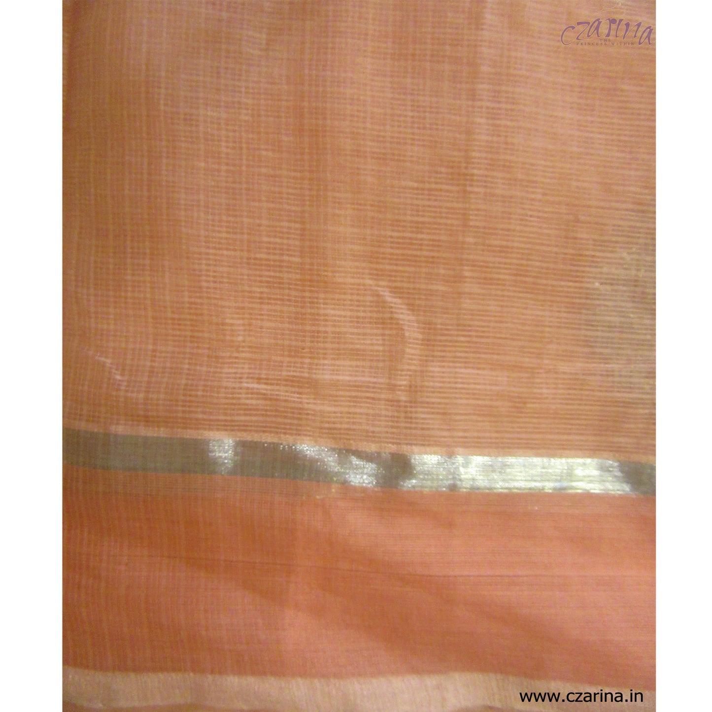 ROSE PINK SILVER PURE ZARI KOTA SAREE