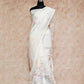 OFF-WHITE WITH HAND PAINTING AND SELF-THREAD EMBROIDERY SILK KOTA SAREE