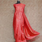 RUST SHADED WITH ZARI WOVEN GEOMETRIC PATTERNS TUSSAR SILK SAREE