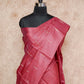 RED WITH GOLD AND SILVER BUTTIS WITH RICH PALLU IN GOLDEN ZARI TUSSAR SILK SAREE