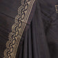 RICH GREY WITH BEAUTIFUL LONG PALLU TUSSAR SILK SAREE
