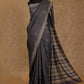 RICH GREY WITH BEAUTIFUL LONG PALLU TUSSAR SILK SAREE