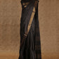 BLACK WITH ZARI CHECKS AND GOLDEN BORDERS TUSSAR SILK SAREE