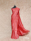 DARK ORANGE WITH WOVEN ZARI BUTTIS TUSSAR SILK SAREE