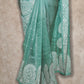 PISTA GREEN WITH THREAD EMBROIDERED MANGO MOTIFS KOTA SILK SAREE