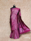 DEEP MAGENTA WITH GOLD SMALL BUTTIS TUSSAR SILK SAREE