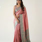 Onion Pink Lightweight Kanchipuram Saree with Sea Green and Gold Thread Work – Czarina Designer Wear Boutique, Trivandrum