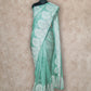 PISTA GREEN WITH THREAD EMBROIDERED MANGO MOTIFS KOTA SILK SAREE