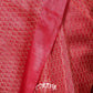 LIGHT RED WITH ALL-OVER WOVEN DESIGNS IN BEIGE TUSSAR SILK SAREE