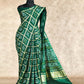 GREEN WITH GHARCHOLA, BANDHINI DESIGN GAJJI SILK SAREE