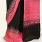 BLACK AND PINK WITH BLOCK PRINTED DESIGNS GEORGETTE SAREE