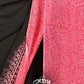 BLACK AND PINK WITH BLOCK PRINTED DESIGNS GEORGETTE SAREE