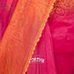 MAGENTA AND ORANGE COMBINATION SUPERNET WITH CROCHET EMBROIDERY KOTA SAREE