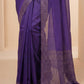Purple Bailou Saree with Embedded Sequins